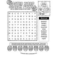 Word searches coloring pages