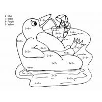 Addition coloring pages