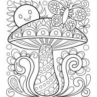 Coloring pages anti-stress for children