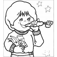 Healthy lifestyle coloring pages