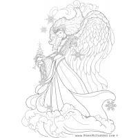 Fantasy coloring pages for adults