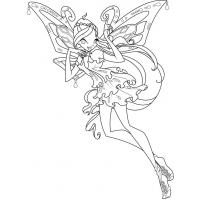 Winx Harmonix coloring pages