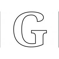 Letter G coloring pages