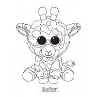 Ty beanie boo coloring pages