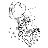 Balloon coloring pages
