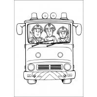 Fireman sam coloring pages