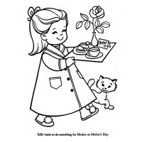 Breakfast coloring pages