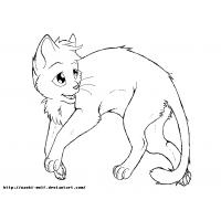 Warrior cat coloring pages