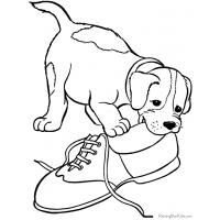 Puppy dog coloring pages
