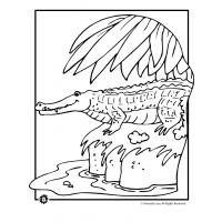 Alligators and crocodiles coloring pages