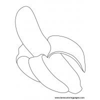 Banana coloring pages