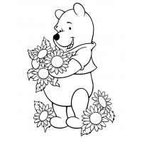 Sunflower coloring pages