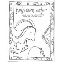 Water coloring pages