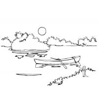 River coloring pages