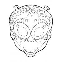 Halloween Masks coloring pages