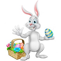Easter bunny coloring pages to print