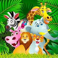 Jungle safari coloring pages