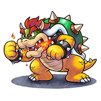 Mario bowser coloring pages