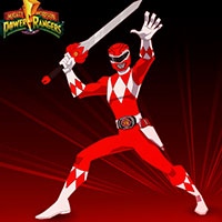 Red power rangers coloring pages
