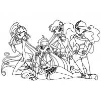 Winx for girls coloring pages