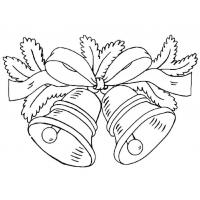 New Year`s decorations coloring pages