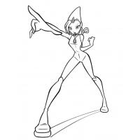 Winx Tecna coloring pages
