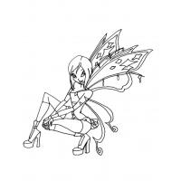 Winx Tecna coloring pages