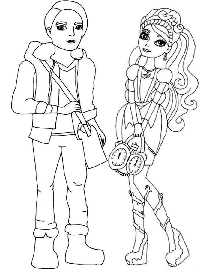 Coloring Ever after high. Download and print coloring pages
