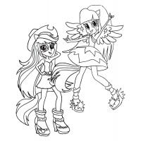 Equestria Girls coloring pages