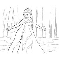 Elsa coloring pages