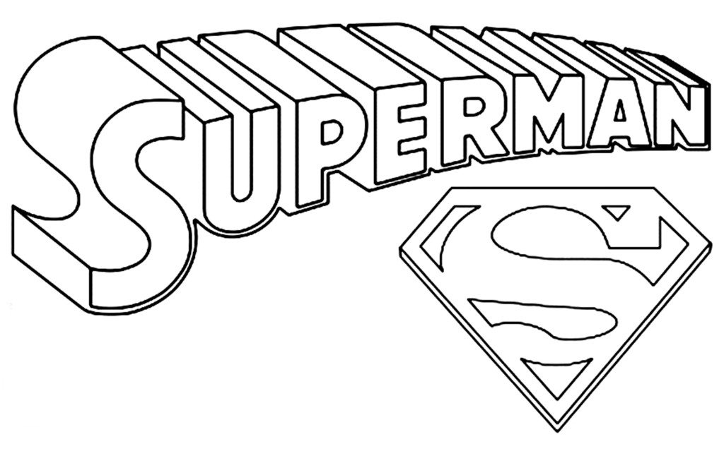 Gambar Logo Coloring Pages Superman Batman di Rebanas - Rebanas