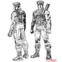 The winter soldier coloring pages