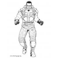 The winter soldier coloring pages