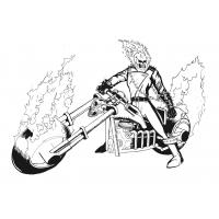 Ghost rider coloring pages