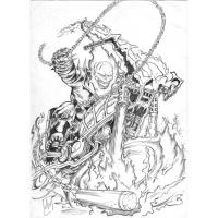 Ghost rider coloring pages