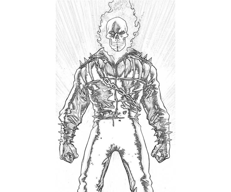 Ghost Rider Coloring Pages