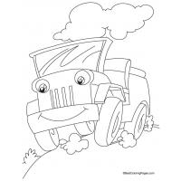 Jeep coloring pages