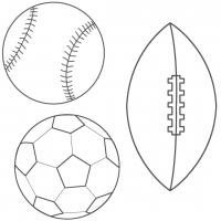Soccer ball coloring pages