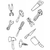 Tool coloring pages
