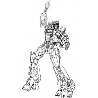 Optimus Prime coloring pages