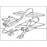 Airplane coloring pages