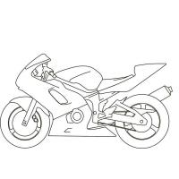 Motorcycle coloring pages