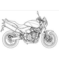 Motorcycle coloring pages