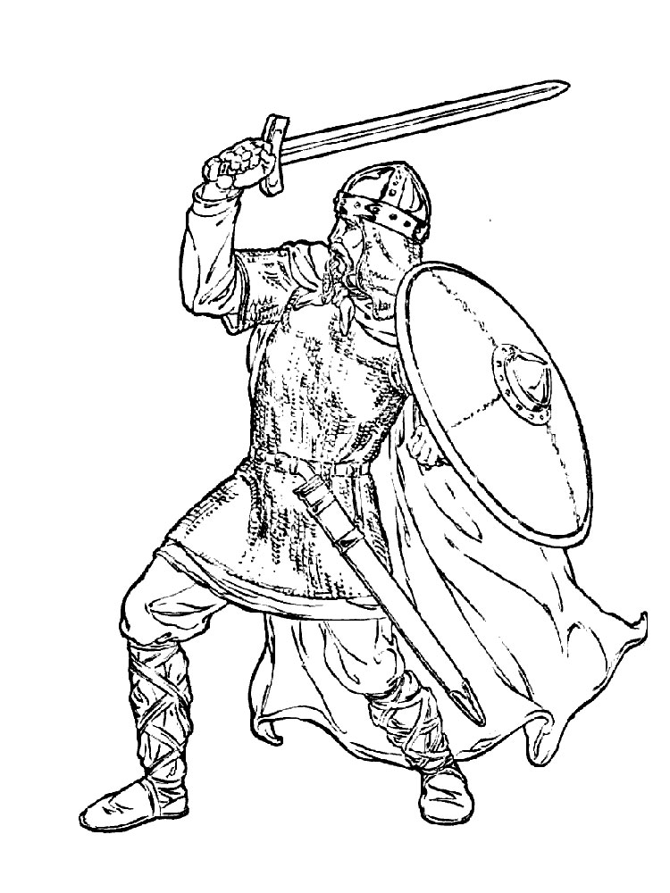 Templar Knight Coloring Page Coloring Pages