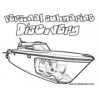 Submarine coloring pages