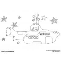 Submarine coloring pages