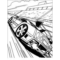 Hot wheel coloring pages