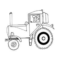 Tractor coloring pages