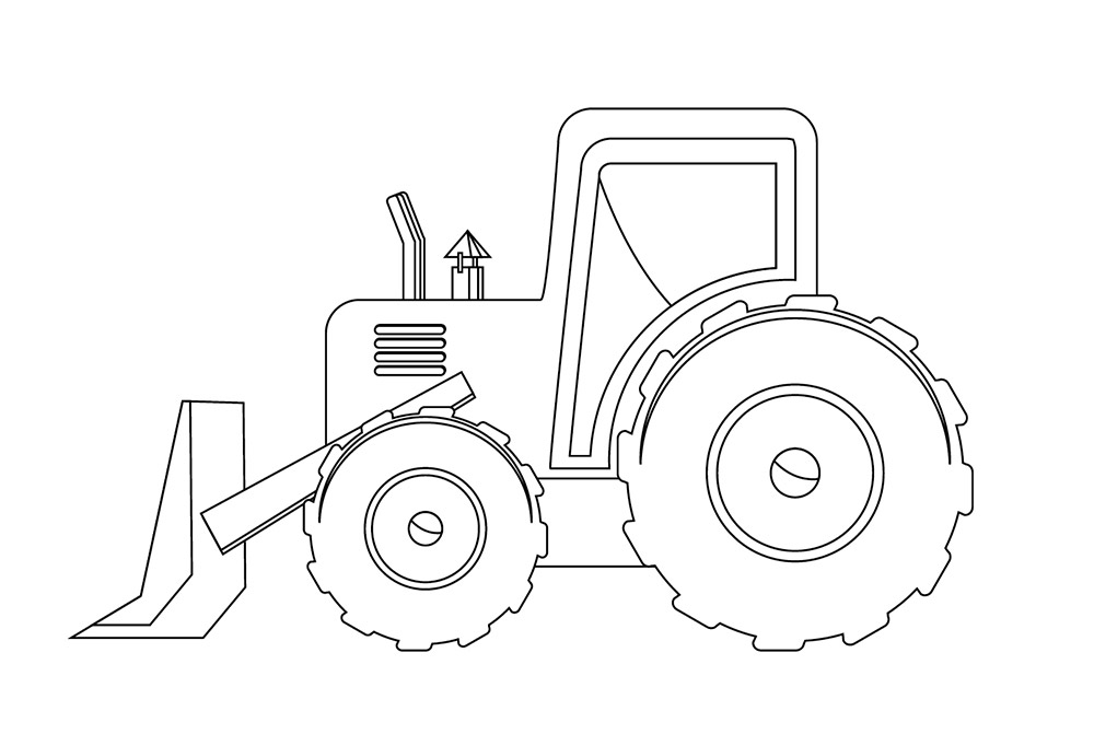trecker ausmalbilder traktor : trekker kleurplaat fendt
