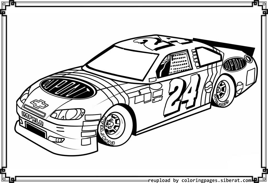 nascar truck and trailers teams to color drawings
